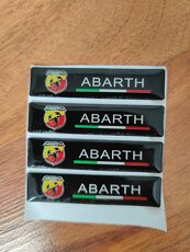 Nálepka Abarth na brzdy fiat - 2