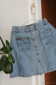 CROSS denim / rifľová sukňa - veľkosť XS/34 - 2