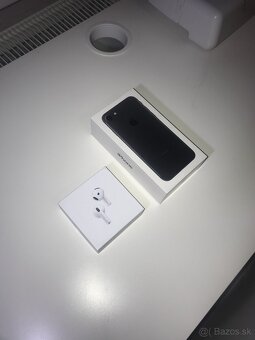 Apple iPhone 7 Black 128gb + Apple AirPods Gen 4 ANC - 2