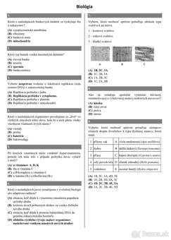 20 testov SCIO biológia a chémia TESTY - 2