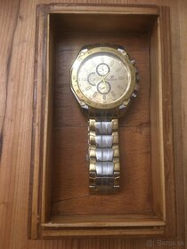 Predám pánske hodinky Geneva Tachymeter s drevenou škatuľkou - 2