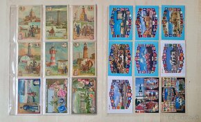 Vreckové kalendáriky zámky, historické mestá divadlá - 119ks - 2