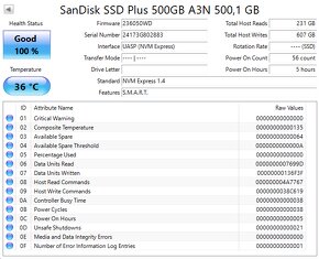 SSD M.2 NVME SanDisk SSD Plus 500GB A3N - 2