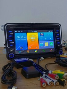 Auto Radio 2 Din Android Skoda, VW Passat,Seat +Carplay - 2