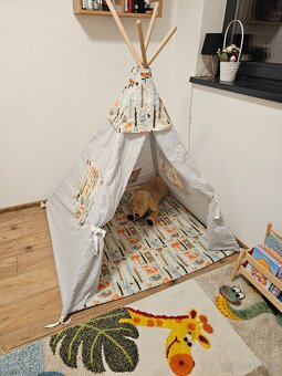 Teepee stan lesné zvieratká - 2