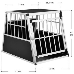 Alu hliníková prepravka pre psa LX - 2