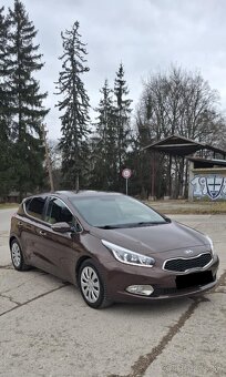 KIA CEED 1,4i 87 000KM,9/2014, BENZÍN, KÚPENÁ NA SLOVENSKU - 2