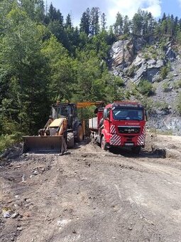 Autodoprava, hydraulicka ruka, zemne a vykopov prace,Jcb,Man - 2