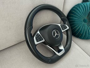 AMG zrezany volant + airbag Mercedes Gle w166 - 2