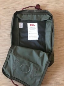 Nový batoh Fjällräven Kanken military zelená - 2