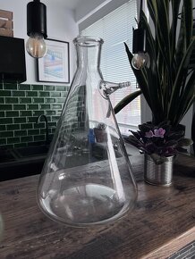 RETRO Laboratórne sklo- odsávacia fľaša - 2