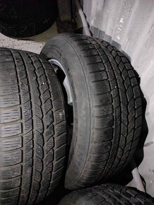 Zimné 7mm 4ks alu disky orig. BMW 5x120 r18 pneu 255/55 R18 - 2