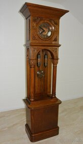 Starožitné podlahové hodiny FMS r 1890-UNIKÁT - 2
