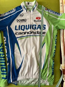 Detský cyklistický dres LIQUIGAS CANNONDALE - 2