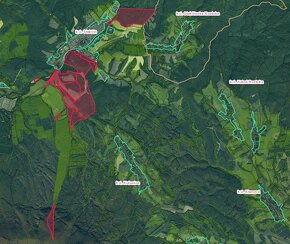 Stakčín – 3.300 m2 LESOV (Urbáru) – PREDAJ - 2