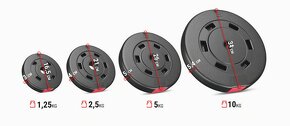 Kompletný set činiek HS 58kg + závažia na členky - 2