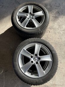 Kolesá na Passat 5x112 R17 zimna sada 215/55 R17 - 2