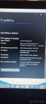 Prodám notebook-laptop HP, používaný cca 14 dní, podložka - 2