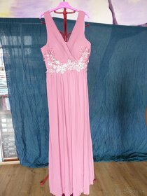 Šaty Kiara, ružové, veľkosť 50 - 2