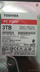 Disk Toshiba 3TB 3,5" 7200rpm - 2