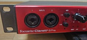 Focusrite Clarett+ 8Pre USB zvuková karta - 2