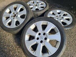 Alu kola disky orig Opel saab 5x110 7jx17 et - 2