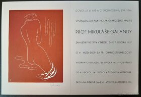 Mikuláš Galanda - grafiky (1925-30) a tušová kresba - 2