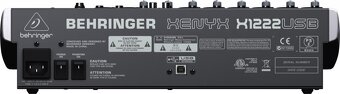 Predám mixpult Behringer XENYX X1222 USB - 2