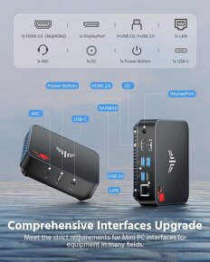 Nový miniPC Ryzen 7 5800U, 16GB RAM, 512GB SSD, Win11Pro - 2