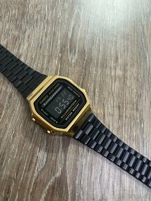 Hodinky Casio Vintage A168WEGB-1BEF Black & Gold Special Edi - 2