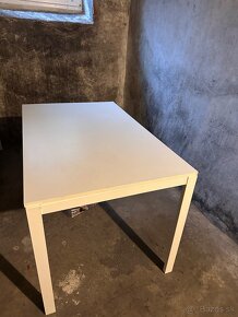 IKEA Rozťahovací stôl 120/180x75 biela - 2