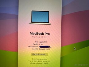 Predám Macbook Pro M2 - 2