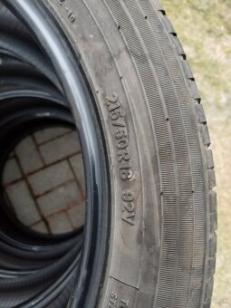 Predám letné pneumatiky Toyo 215/50R18 92v - 2