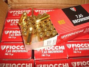 Predám náboje 7,65 mm Browning Fiocchi 0,30 eura za kus - 2