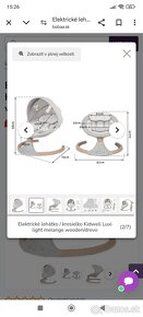 Elektrické hojdacie kreslo - 2