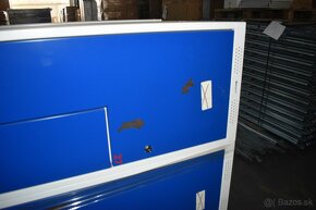 6-dverová šatníková skriňa s dverami typu "Z", modrá - 2