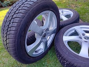 17" ALU 5x112 š SUPERB / VW + zimné pneu 215/55 17 TOP - 2