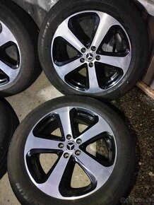 4ks alu disky orig. Mercedes 5x112 R19 pneu 235/55 r19 5mm - 2