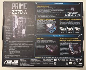 ASUS Prime Z270-A - Socket Intel 1151 pre 6 a 7gen. CPU - 2