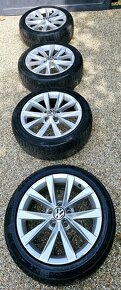 Volkswagen org. 6,5 J R17 5x112  ET 39 Alu.disky 205/50 r17 - 2