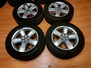 Predam Original elektrony Volkswagen 5x112 R16 a zimne pneu - 2