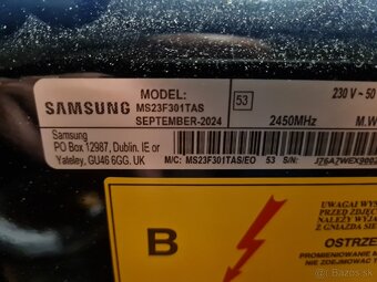 Mikrovlnka samsung ms23f301tas - 2