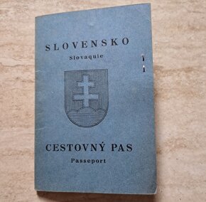 Cestovný pas,Slovensky štát - 2
