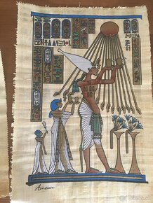 Papyrus z Egypta hieroglyf - 2