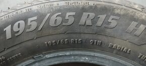 Predám 2 letné pneumatiky 195/65 R15 91H Matador - 2