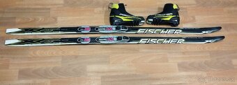 Predám det.JR.bežk.set:FISCHER 147cm,bez šupin.NNN. - 2