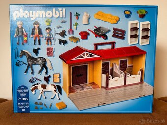 Prenosna farma pre kone Playmobil - 2