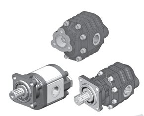 Hydraulické zubové čerpadlo GPT3 ISO/UNI - 2