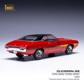 FORD GRAN TORINO SPORT /1972/ , 1:43 , IXO - 2