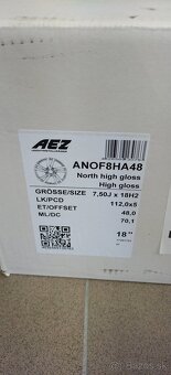 5x112 R18 AEZ nová sada - 2